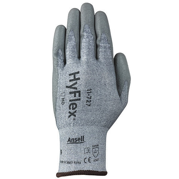 Cut Resistant Coated Gloves, A2 Cut Level, Polyurethane, XS, 1 PR