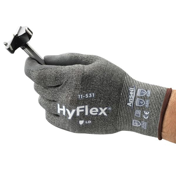 Cut Resistant Coated Gloves, A2 Cut Level, Nitrile, XS, 1 PR