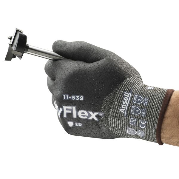 Cut Resistant Coated Gloves, A2 Cut Level, Nitrile, XS, 1 PR