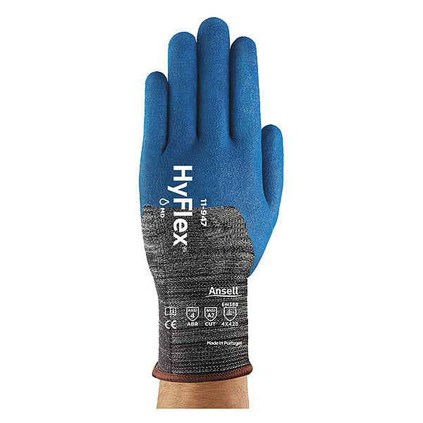 Cut Resistant Coated Gloves, A2 Cut Level, Nitrile, 2XL, 1 PR