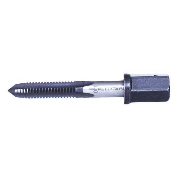 Straight Flute Hand Tap , M10-1.25 , Plug , 4 Flutes, Metric