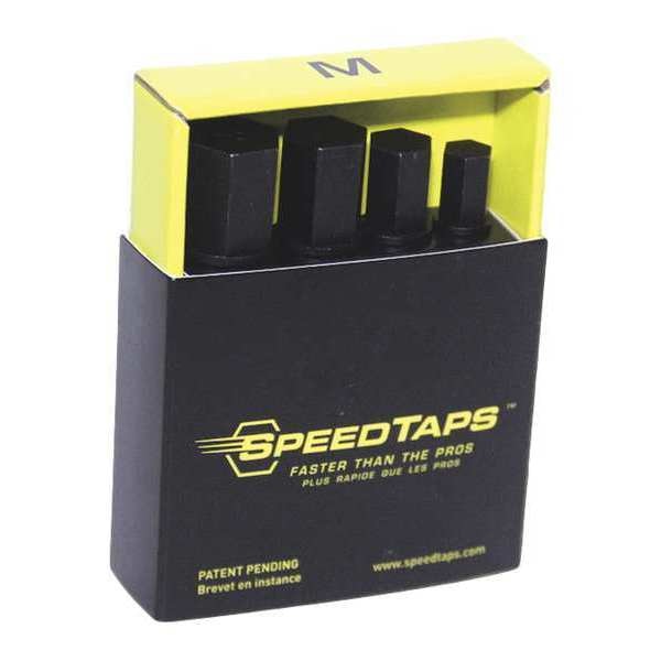 Hand Tap Set, 1/4n to 1/2in L, 4 Pcs, PK5