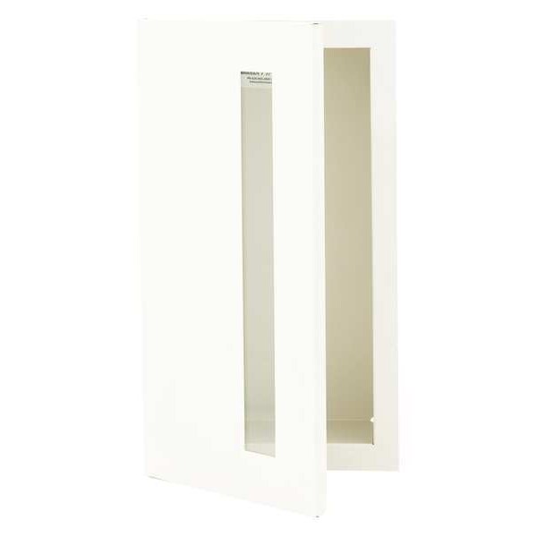 Fire Extinguisher Cabinet, Recessed, 20 3/4 in Height, 5 lb