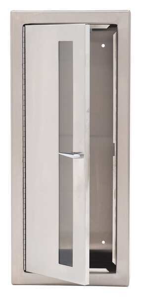 Fire Extinguisher Cabinet, Surface Mount, 27 in Height, 10 lb