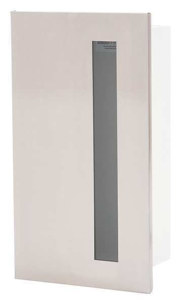 Fire Extinguisher Cabinet, Recessed, 20 3/4 in Height, 5 lb