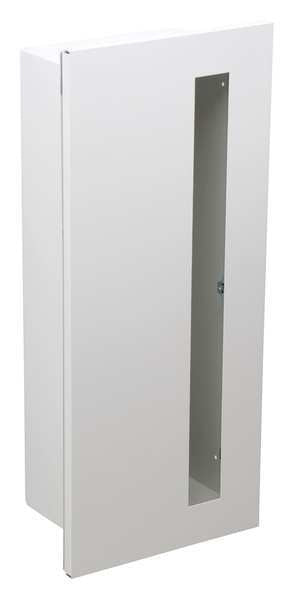 Fire Extinguisher Cabinet, Recessed, 26 3/4 in Height, 10 lb