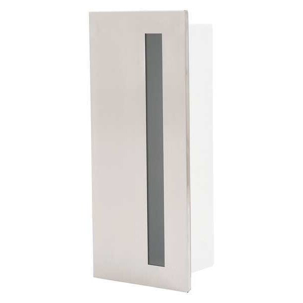 Fire Extinguisher Cabinet, Recessed, 26 3/4 in Height, 10 lb