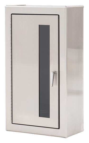 Fire Extinguisher Cabinet, Surface Mount, 20 1/2 in Height, 5 lb