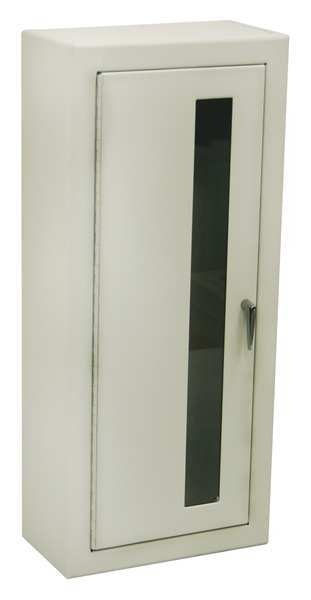 Fire Extinguisher Cabinet, Surface Mount, 26 1/2 in Height, 10 lb