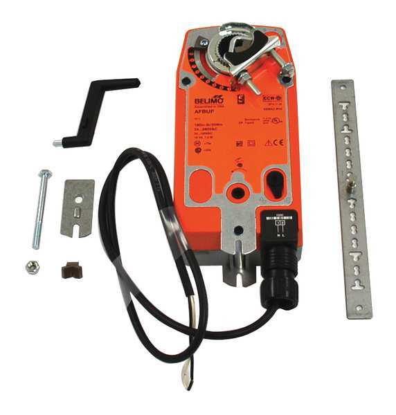 Spring Return Damper Actuator, 24VAC/DC