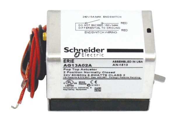 Normally Closed Actuator, 24V, End Switch