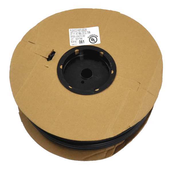 Black Twin Tubing, 250 ft. Roll, 1/4 in.