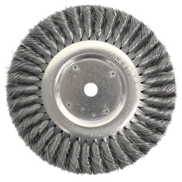 Twist Wire Wheel Wire Brush, Arbor, 8