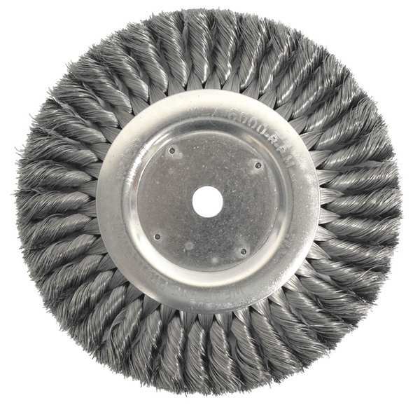 Twist Wire Wheel Wire Brush, Arbor, 8