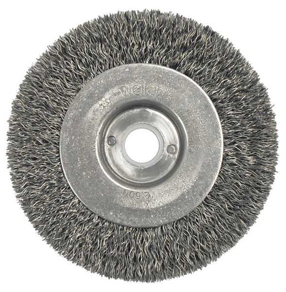 Crimped Wire Wheel Wire Brush, Arbor, 4