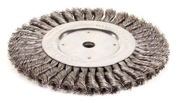 Twist Wire Wheel Wire Brush, Arbor, 8