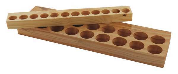 Wooden Collet Holding Tray, ER32, Holds 22