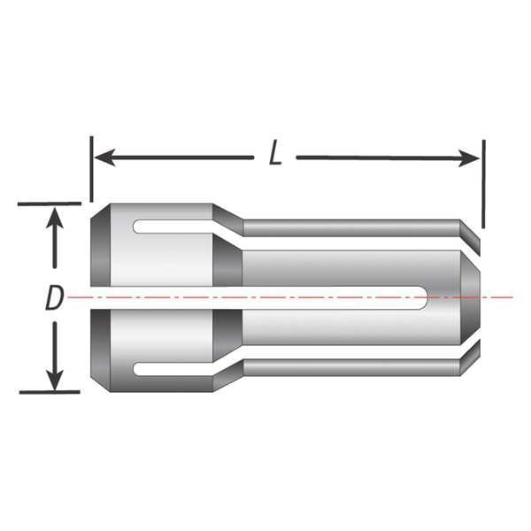 Double Angle Collet, DA200, 3/16 in.