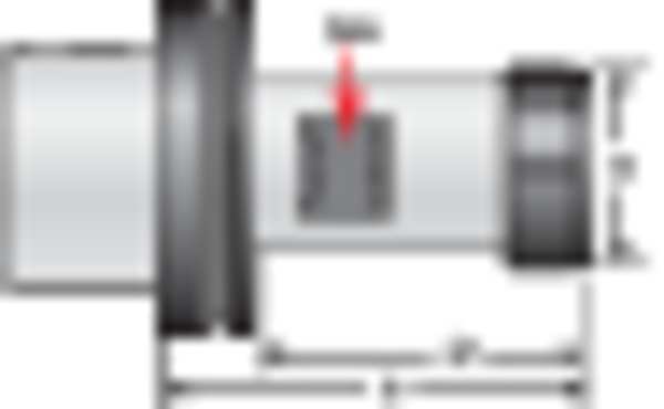 Collet Chuck, ER40,120mm Projection