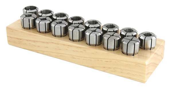Collet Set, DA180, 1/64 in., 41 pcs.