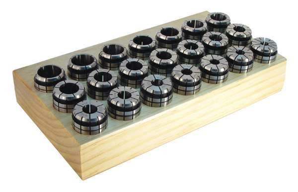 Collet Set, TG75, 1/64 in., 43 pcs.