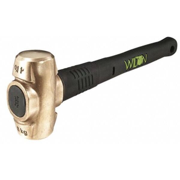 Sledge Hammer, 30 in. L, Brass, 8 lb.