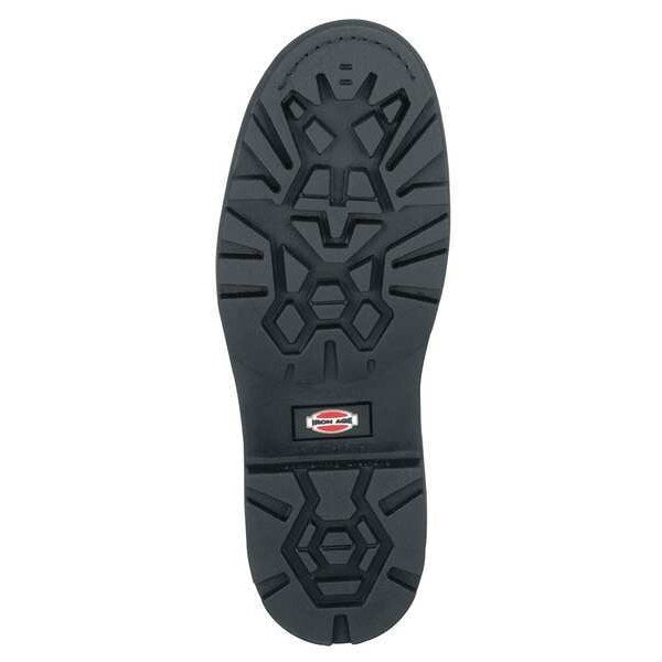 Work Boots, Comp, 6In., Blk, 9-1/2W, PR