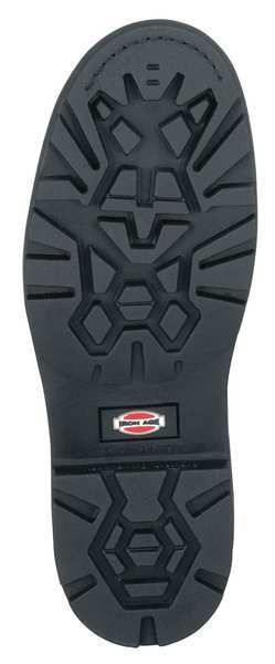 Work Boots, Comp, 6In., Blk, 12W, PR