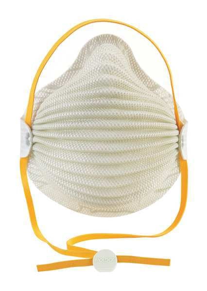 N95 Disposable Respirator, S, Gray, PK10