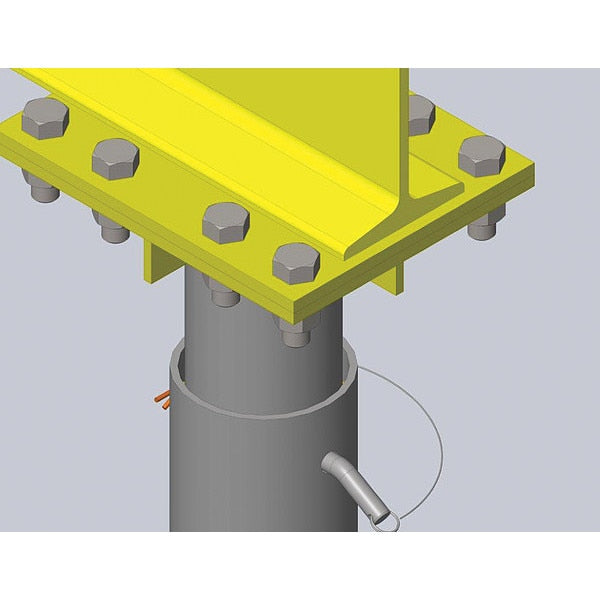 Portable Gantry Crane, 8000 lb., 22 ft. 6
