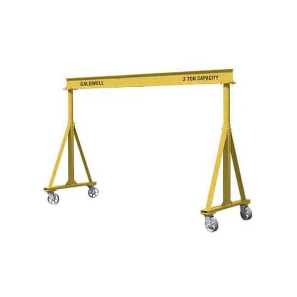 Portable Gantry Crane, 10 ft. H, Yellow