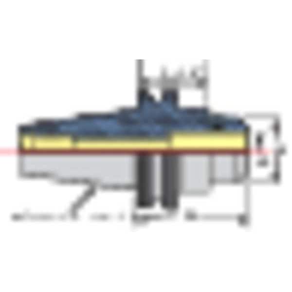 End Mill Holder, 4.6 in., CAT50