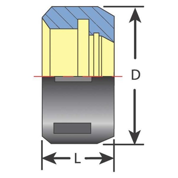 Clamping Nut, EOC8