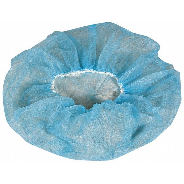 Bouffant Cap, PP, 18 in., Blue, PK1000