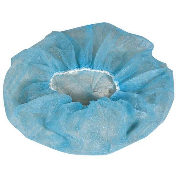 Bouffant Cap, PP, 24 in., Blue, PK1000