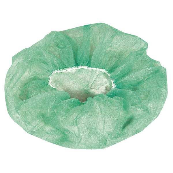 Bouffant Cap, PP, 24 in., Green, PK1000