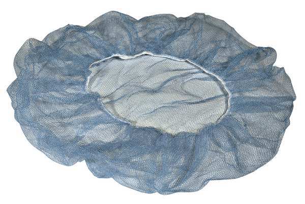 Hairnet, Plystr-Hnycmb, 28 in, Blue, PK1000