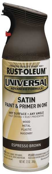 Spray Paint, Expresso Brown, Satin, 12 oz