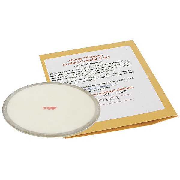 Diaphragm, 3 in. dia., 1/8 in. D