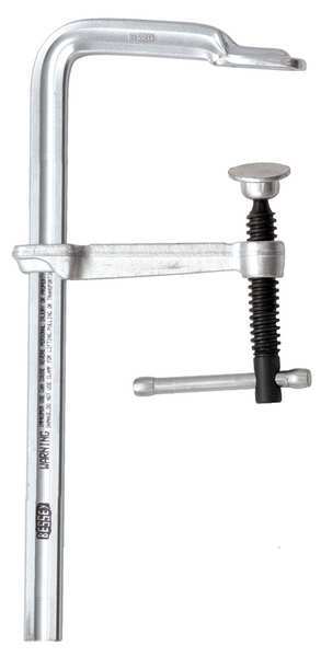 12 in Bar Clamp Steel Handle and 2 1/4 in Throat Depth