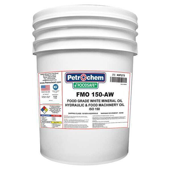 5 gal Gear Oil Pail 150 ISO Viscosity, 40 SAE, White