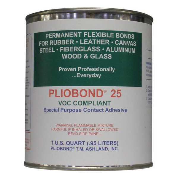 Contact Cement, 25 Series, Tan, 1 qt, Can