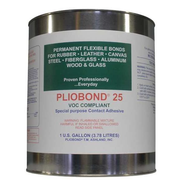 Contact Cement, 25 Series, Tan, 1 gal, Can