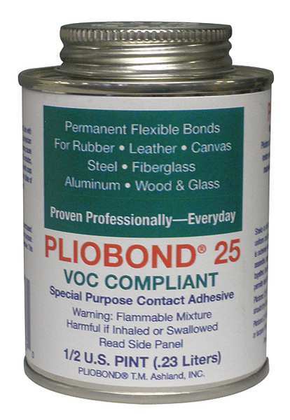 Contact Cement, 25 Series, Tan, 0.5 pt, Can