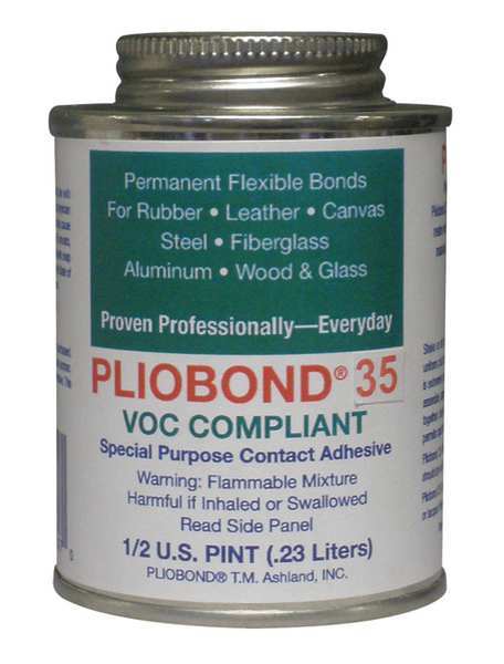 Contact Cement, 35 Series, Tan, 0.5 pt, Can