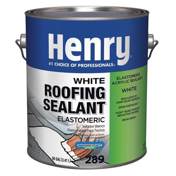 Roofing Sealant, 1 gal, Pail, White