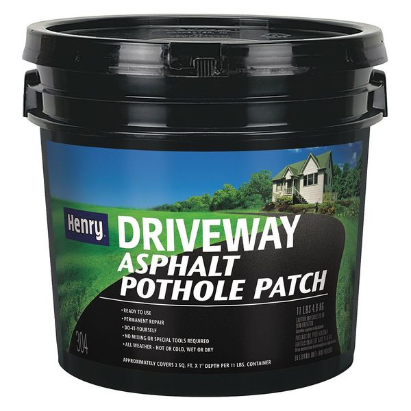 11 lb. Blacktop Patch, Flat Finish, Black, Solvent Base