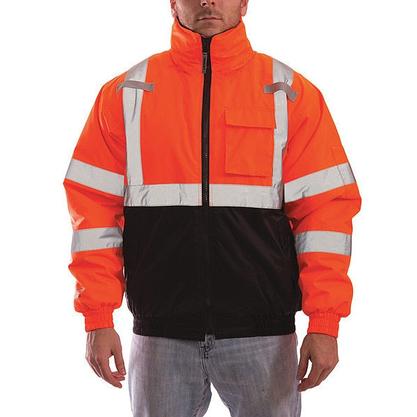 Small Class 3 Hi-Vis Bomber Jacket, Orange