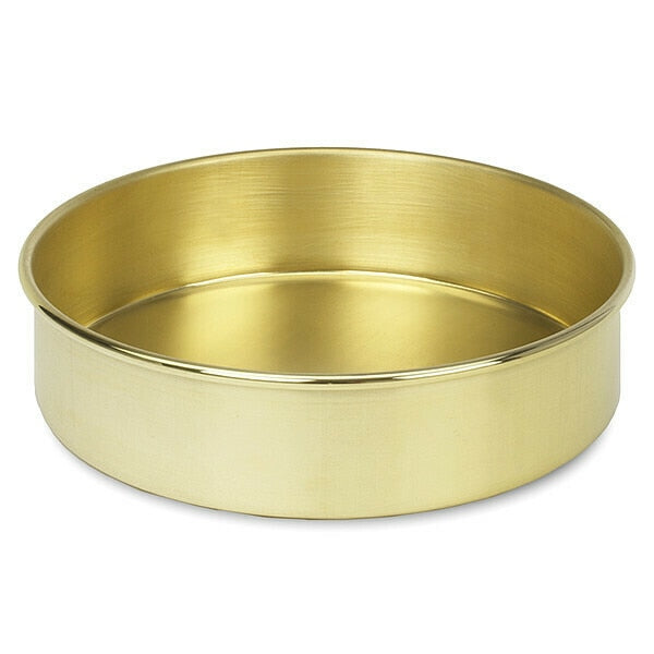 Pan, Brass, 8 In, Full Ht
