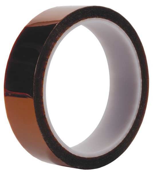 Film Tape, Polyimide, 3inW, 36 yd, 1mil, PK12